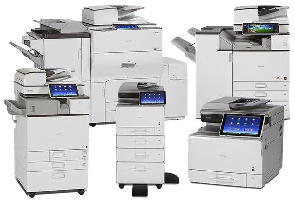 Fleet of professional multifunction business copiers for lease in Des Moines and the Polk County commercial service area
