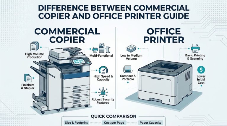 Difference Between Commercial Copier and Office Printer Guide